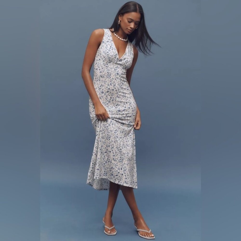 Reformation Brayden Knit Dress in Nile